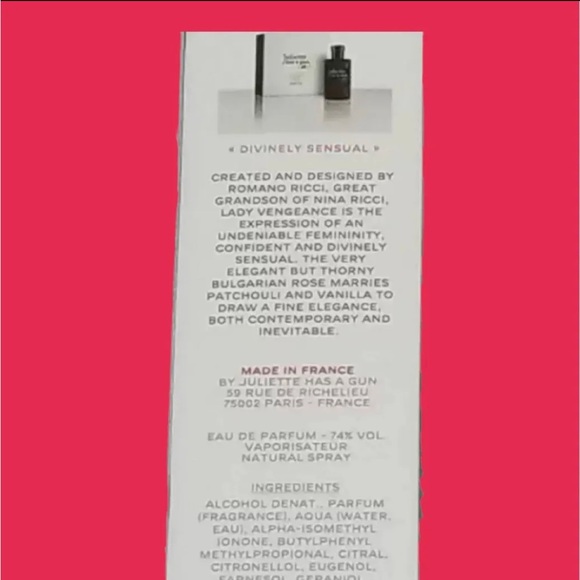 Juliette Has A Gun In Lady Vengeance Perfume 0.17 fl oz/5ml NEW I… - Picture 12 of 15